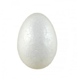Uovo in Polistirolo Grande per Decoupage 13 cm