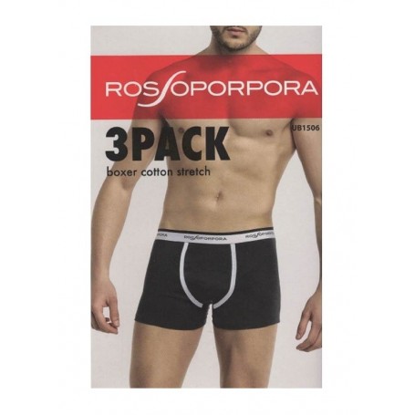 Rossoporpora Boxer Uomo Cotone Elasticizzato Tg 3 Assortiti (3 pz)