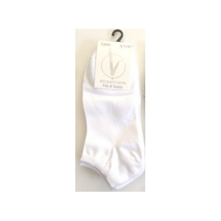 Fantasmino Virtus Bianco 3 Paia 35/40