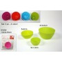 Big Chef Formine Tonde in Silicone Colori Assortiti 3 pz