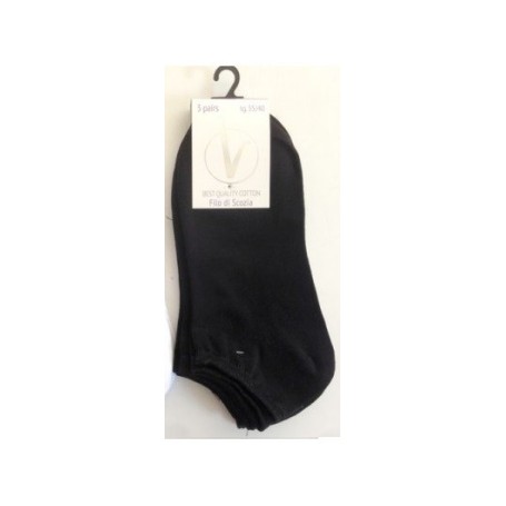 Fantasmino Virtus Nero 3 Paia 35/40