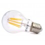 Eco Light Lampada a Goccia Trasparente A60 6W 2700K E27