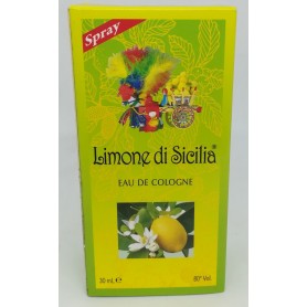 Acqua di colonia spray al Limone di Sicilia 30ml
