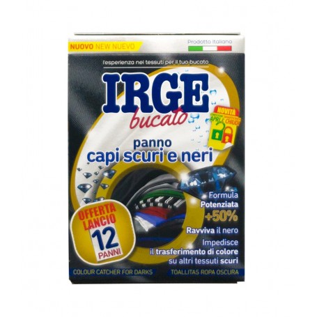 Panno Capi scuri e neri Irge 12pz