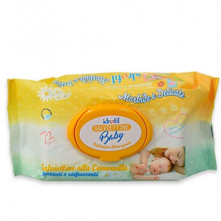 Salviettine detergenti Baby Idrofil 72pz