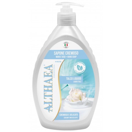 Sapone Cremoso Talco Liquido Althaea 650ml