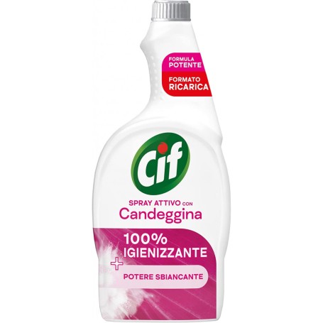 Cif Spray ricarica con candeggina 650ml