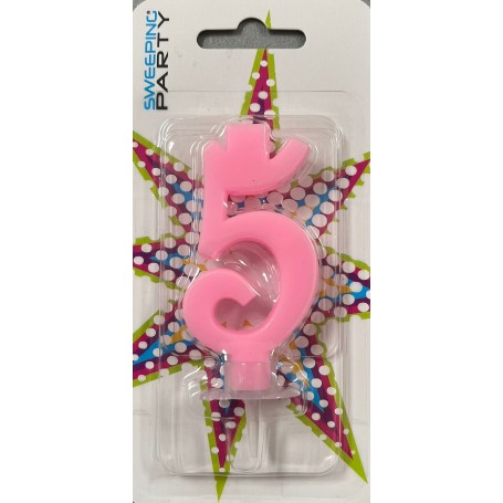 Candelina n°5 rosa