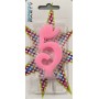 Candelina n°5 rosa