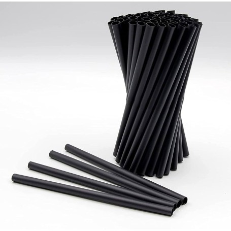 Cannuccia nera riutilizzabile 7*210 500pz