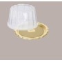 Coperchio vassoio Glitter 12cm 50pz