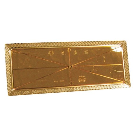 Vassoio rett.Oro Prestige 14,5*30 65pz