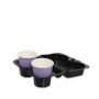 Koffepak 2 posti Nero 70pz
