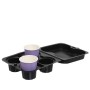 Koffepak 4 posti Nero 45pz
