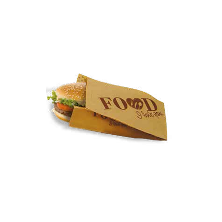 Sacchetti antigrasso Avana 15x30 "Food I Love" 100pz