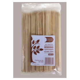 Spiedino bamboo 1 punta 15cm 100pz
