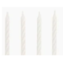 Candeline in cera Bianco da 100pz