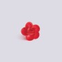 Rosellina rossa con foglie, confezione da 200 pezzi