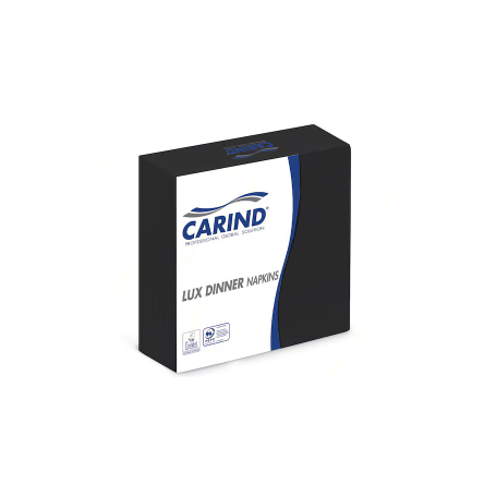 Carind Tovaglioli Nero doppiovelo 38x38 40pz
