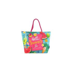Borsa mare con corda fantasy 55x40x13cm