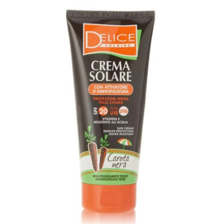 Delice crema solare carota nera SPF20 200ml