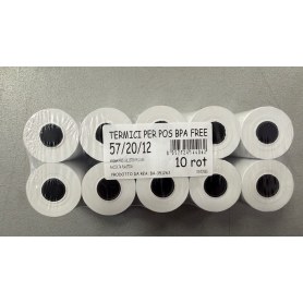 Rotolo termico 57x20 10rotoli